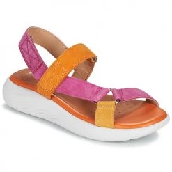 Chaussures Femme Sandales et Nu-pieds Geox D SPHERICA EC5 E Rose / Orange