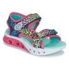 Chaussures Fille Sandales et Nu-pieds Skechers FLUTTER HEARTS SANDAL Rose / Noir / Bleu