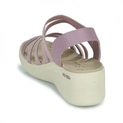 Chaussures Femme Sandales et Nu-pieds Skechers PIER-LITE Mauve -Sandales Soldes Boutique 21201518 500 E