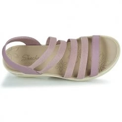 Chaussures Femme Sandales et Nu-pieds Skechers PIER-LITE Mauve -Sandales Soldes Boutique 21201518 500 F