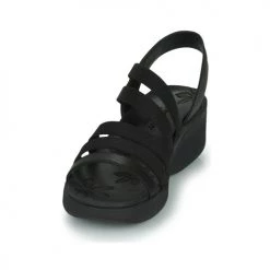 Chaussures Femme Sandales et Nu-pieds Skechers PIER-LITE Noir -Sandales Soldes Boutique 21201519 500 C