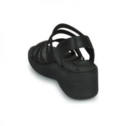 Chaussures Femme Sandales et Nu-pieds Skechers PIER-LITE Noir -Sandales Soldes Boutique 21201519 500 E