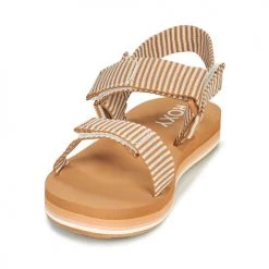 Chaussures Femme Sandales et Nu-pieds Roxy ROXY CAGE Blanc / Beige -Sandales Soldes Boutique 21206068 500 C