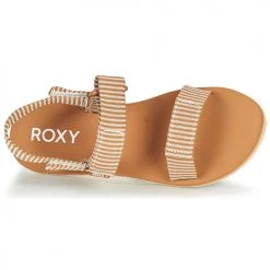 Chaussures Femme Sandales et Nu-pieds Roxy ROXY CAGE Blanc / Beige -Sandales Soldes Boutique 21206068 500 F