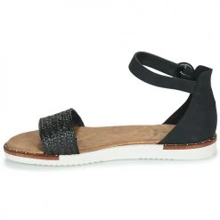 Chaussures Femme Sandales et Nu-pieds S.Oliver 28102 Noir -Sandales Soldes Boutique 21206529 500 D