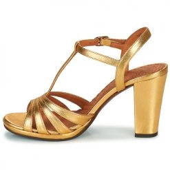 Chaussures Femme Sandales et Nu-pieds Chie Mihara ATIEL Doré -Sandales Soldes Boutique 21246802 500 D