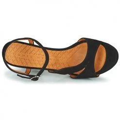 Chaussures Femme Sandales et Nu-pieds Chie Mihara ANZO Noir / Vert -Sandales Soldes Boutique 21246803 500 F