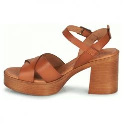 Chaussures Femme Sandales et Nu-pieds Ulanka ROSAURA Cognac -Sandales Soldes Boutique 21256172 500 D