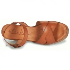 Chaussures Femme Sandales et Nu-pieds Ulanka ROSAURA Cognac -Sandales Soldes Boutique 21256172 500 F
