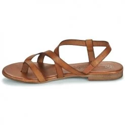 Chaussures Femme Sandales et Nu-pieds Ulanka ESTELA Cognac -Sandales Soldes Boutique 21256177 500 D