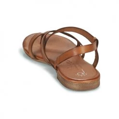 Chaussures Femme Sandales et Nu-pieds Ulanka ESTELA Cognac -Sandales Soldes Boutique 21256177 500 E