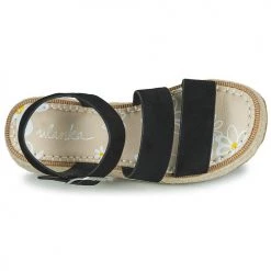 Chaussures Femme Sandales et Nu-pieds Ulanka LIAM Noir -Sandales Soldes Boutique 21256185 500 F