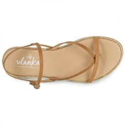 Chaussures Femme Sandales et Nu-pieds Ulanka NAMIBI Marron -Sandales Soldes Boutique 21256195 500 F
