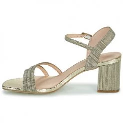Chaussures Femme Sandales et Nu-pieds Menbur TEDALTA Doré -Sandales Soldes Boutique 21256325 500 D