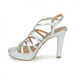 Chaussures Femme Sandales et Nu-pieds Menbur ANGOLI Argenté -Sandales Soldes Boutique 21256336 500 D