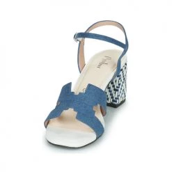 Chaussures Femme Sandales et Nu-pieds Menbur HELIO Bleu -Sandales Soldes Boutique 21256338 500 C