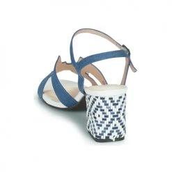 Chaussures Femme Sandales et Nu-pieds Menbur HELIO Bleu -Sandales Soldes Boutique 21256338 500 E