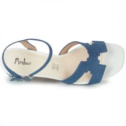 Chaussures Femme Sandales et Nu-pieds Menbur HELIO Bleu -Sandales Soldes Boutique 21256338 500 F