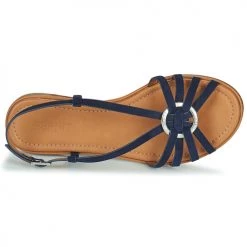 Chaussures Femme Sandales et Nu-pieds Esprit Marine -Sandales Soldes Boutique 21256348 500 F