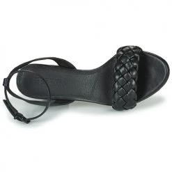 Chaussures Femme Sandales et Nu-pieds Esprit Noir -Sandales Soldes Boutique 21256355 500 F