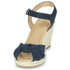 Chaussures Femme Sandales et Nu-pieds Esprit Marine -Sandales Soldes Boutique 21256360 500 C