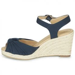 Chaussures Femme Sandales et Nu-pieds Esprit Marine -Sandales Soldes Boutique 21256360 500 D