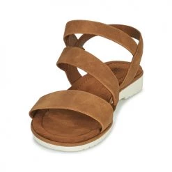 Chaussures Femme Sandales et Nu-pieds Esprit Marron -Sandales Soldes Boutique 21256368 500 C