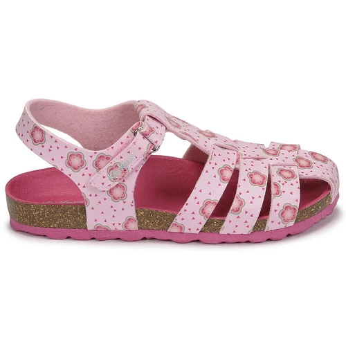 Chaussures Fille Sandales et Nu-pieds Kickers SUMMERTAN Rose 2 Chaussures Fille Sandales et Nu-pieds Kickers SUMMERTAN Rose – Image 2