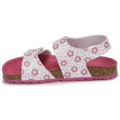 Chaussures Fille Sandales et Nu-pieds Kickers SUMMERKRO Rose / Blanc -Sandales Soldes Boutique 21257145 500 D