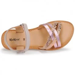 Chaussures Fille Sandales et Nu-pieds Kickers BETTERNEW Violet -Sandales Soldes Boutique 21257147 500 F