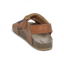 Chaussures Garçon Sandales et Nu-pieds Kickers FUXIO Camel -Sandales Soldes Boutique 21257153 500 E