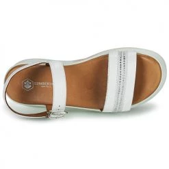 Chaussures Femme Sandales et Nu-pieds Lumberjack WENDY Blanc -Sandales Soldes Boutique 21270678 500 F