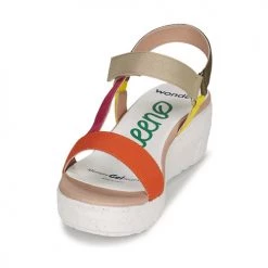 Chaussures Femme Sandales et Nu-pieds Wonders D-8253 Multicolore -Sandales Soldes Boutique 21270811 500 C