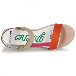 Chaussures Femme Sandales et Nu-pieds Wonders D-8253 Multicolore -Sandales Soldes Boutique 21270811 500 F