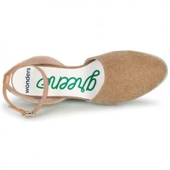 Chaussures Femme Sandales et Nu-pieds Wonders C-33266 Cognac -Sandales Soldes Boutique 21270812 500 F