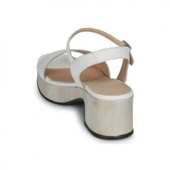 Chaussures Femme Sandales et Nu-pieds Wonders D-8802-WILD Blanc -Sandales Soldes Boutique 21270814 500 E