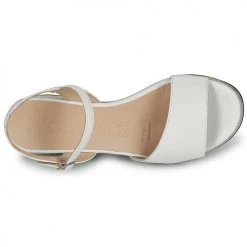 Chaussures Femme Sandales et Nu-pieds Wonders D-8802-WILD Blanc -Sandales Soldes Boutique 21270814 500 F