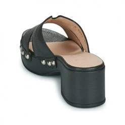 Chaussures Femme Sandales et Nu-pieds Wonders D-8821-WILD Noir -Sandales Soldes Boutique 21270815 500 E