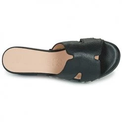 Chaussures Femme Sandales et Nu-pieds Wonders D-8821-WILD Noir -Sandales Soldes Boutique 21270815 500 F