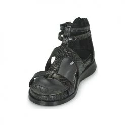 Chaussures Femme Sandales et Nu-pieds Regard ANJOU V1 BOA BRONZE Noir -Sandales Soldes Boutique 21271966 500 C