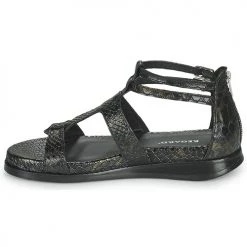 Chaussures Femme Sandales et Nu-pieds Regard ANJOU V1 BOA BRONZE Noir -Sandales Soldes Boutique 21271966 500 D