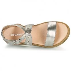 Chaussures Femme Sandales et Nu-pieds Regard CLAVIER V5 GALAXY ACERO Argenté -Sandales Soldes Boutique 21271976 500 F