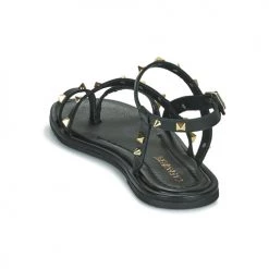 Chaussures Femme Sandales et Nu-pieds Café Noir C1GD1040 Noir -Sandales Soldes Boutique 21301536 500 E