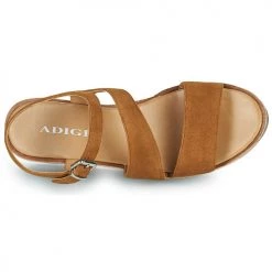 Chaussures Femme Sandales et Nu-pieds Adige FELIN V2 Marron -Sandales Soldes Boutique 21313168 500 F