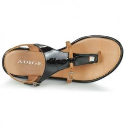 Chaussures Femme Sandales et Nu-pieds Adige ANGEL3 V1 Noir -Sandales Soldes Boutique 21313175 500 F
