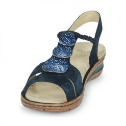 Chaussures Femme Sandales et Nu-pieds Ara HAWAII Bleu -Sandales Soldes Boutique 21313210 500 C