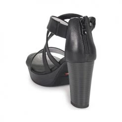 Chaussures Femme Sandales et Nu-pieds NeroGiardini E218606D-100 Noir -Sandales Soldes Boutique 21317009 500 E