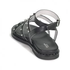 Chaussures Femme Sandales et Nu-pieds NeroGiardini E115521D-100 Noir -Sandales Soldes Boutique 21317016 500 E