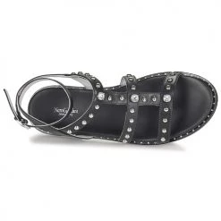 Chaussures Femme Sandales et Nu-pieds NeroGiardini E115521D-100 Noir -Sandales Soldes Boutique 21317016 500 F