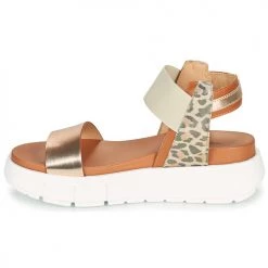 Chaussures Femme Sandales et Nu-pieds NeroGiardini E219022D-660 Marron / Doré -Sandales Soldes Boutique 21317021 500 D